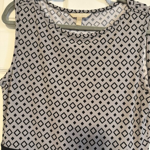 Banana Republic Geometric Print Sleeveless Dress – Size M - Picture 3 of 5